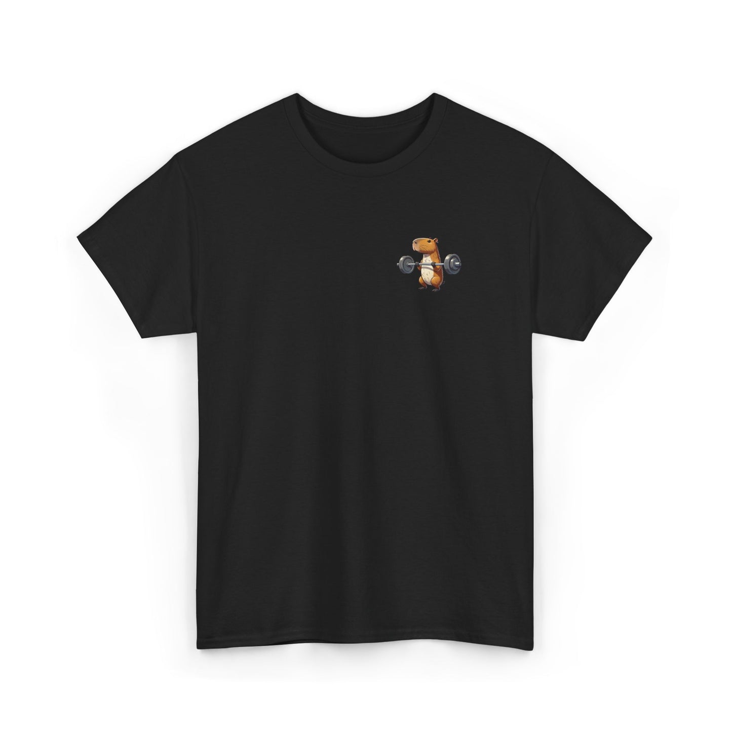 Capybara (etuprintti) - T-Shirt - Printify - Black - 5XL