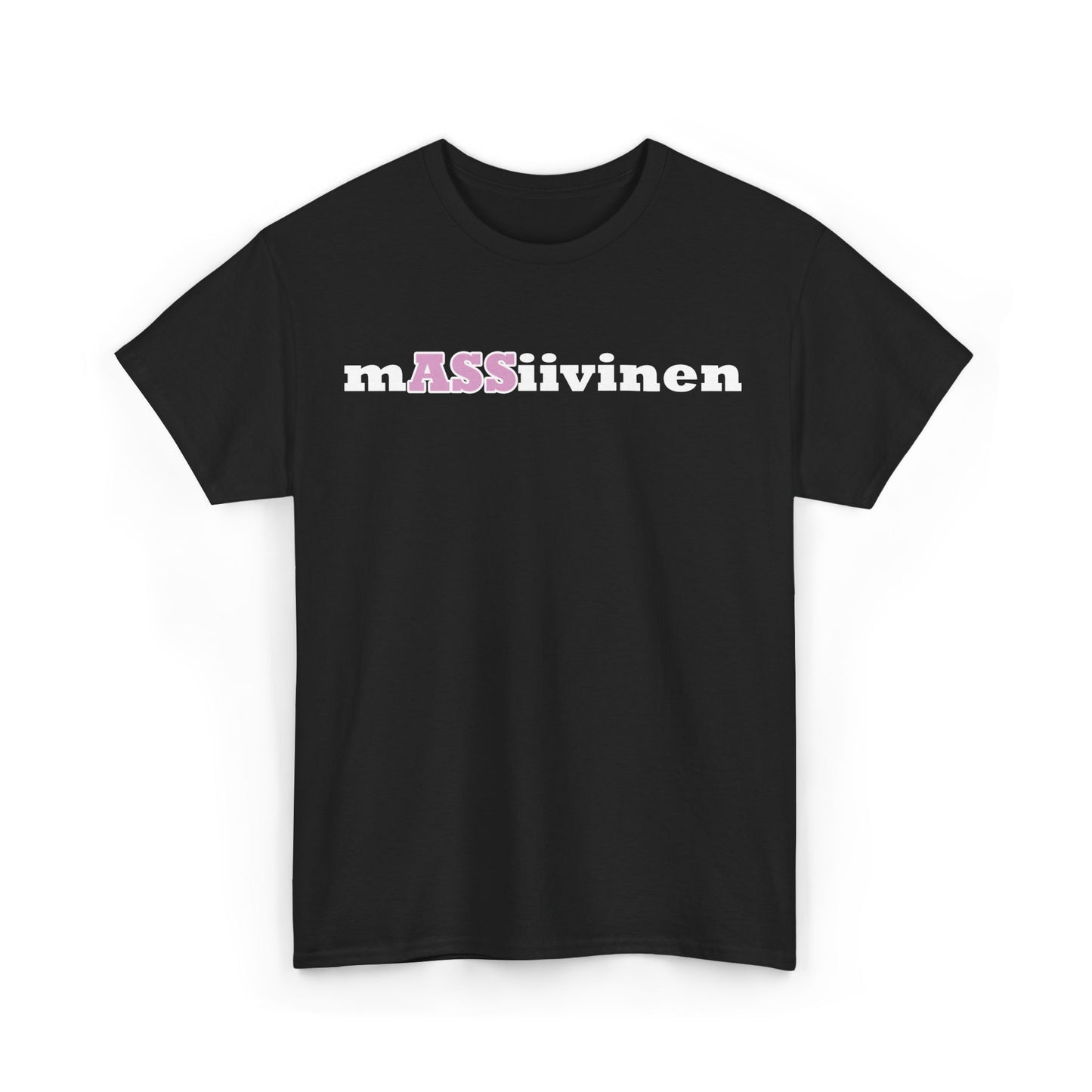 mASSiivinen - T-Shirt - Printify - Black - 5XL